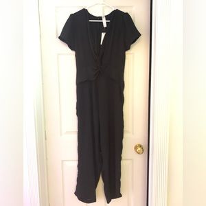 Anthropologie Amadi black jumpsuit NWT